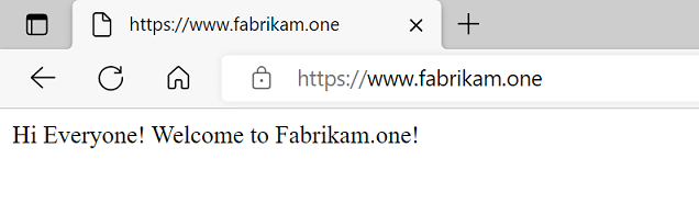 Browser showing successful application access after authentication.