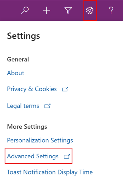 Go to settings and advanced settings.