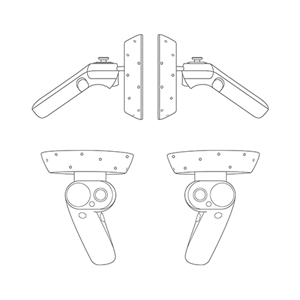 Screenshot that shows the preview of motion controllers line art.
