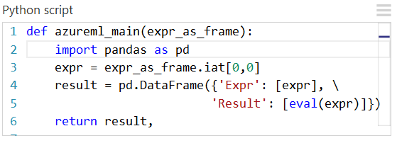 Python Pandas-expressie