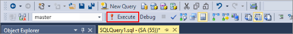 成功截图。连接到 SQL 数据库服务器：SQL Server Management Studio。